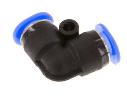 6mm 90deg Elbow Push-in Fitting PBT NBR Compact Design [2 Pieces]
