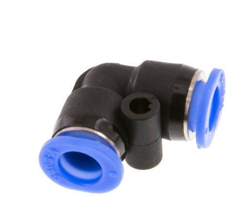 6mm 90Grad-Winkel-Steckverschraubung PBT NBR Kompaktes Design [2 Stück]