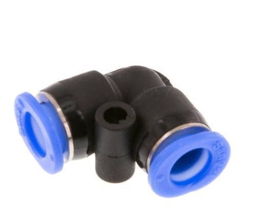 6mm 90Grad-Winkel-Steckverschraubung PBT NBR Kompaktes Design [2 Stück]