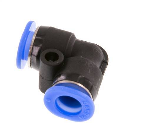 6mm 90Grad-Winkel-Steckverschraubung PBT NBR Kompaktes Design [2 Stück]