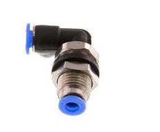 4mm 90Grad Winkel Steckverschraubung Messing/PBT NBR Schottverschraubung Kompaktes Design [2 Stück]