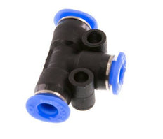 4mm Tee Push-in Fitting PBT NBR Compact Design [2 Pieces]