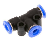 4mm Tee Push-in Fitting PBT NBR Compact Design [2 Pieces]