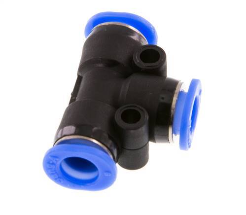 6mm T-Stück Einsteckverschraubung PBT NBR Kompaktes Design [2 Stück]