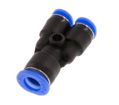 4mm x 6mm Y Push-in Fitting PBT NBR Compact Design [2 Pieces]