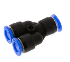 6mm Y-Steckverschraubung PBT NBR Kompaktes Design [2 Stück]