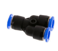 6mm Y-Steckverschraubung PBT NBR Kompaktes Design [2 Stück]