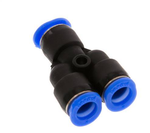 6mm Y-Steckverschraubung PBT NBR Kompaktes Design [2 Stück]