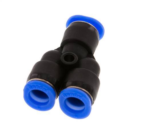 6mm Y-Steckverschraubung PBT NBR Kompaktes Design [2 Stück]