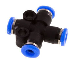 3mm Kreuzsteckverschraubung PA 66 NBR Kompaktbauweise [2 Stück]