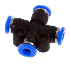 3mm Kreuzsteckverschraubung PA 66 NBR Kompaktbauweise [2 Stück]