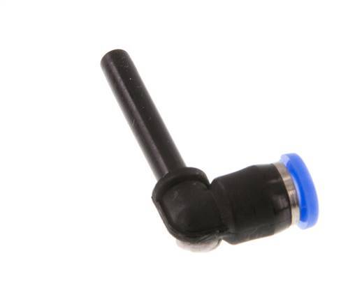 3mm x 3mm 90Grad-Winkel-Steckverschraubung mit Steckverbindung PBT NBR Kompaktes Design [2 Stück]