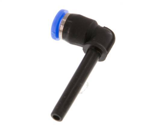 3mm x 3mm 90Grad-Winkel-Steckverschraubung mit Steckverbindung PBT NBR Kompaktes Design [2 Stück]