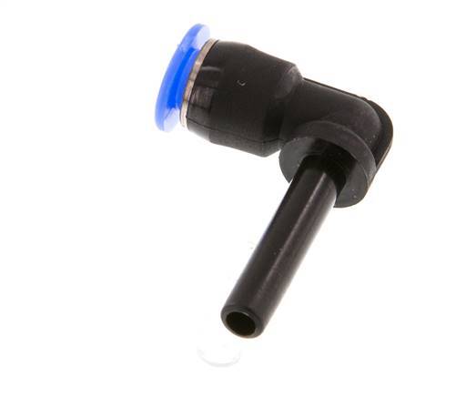 4mm x 4mm 90Grad Winkel-Steckverschraubung mit Stecker PBT NBR Kompaktes Design [2 Stück]