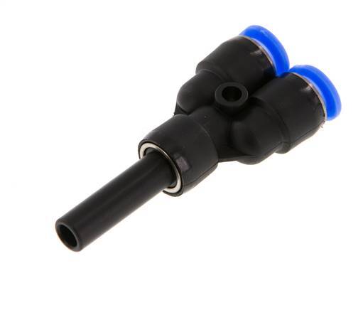 6mm x 6mm Y-Steckverschraubung mit Steckverbindung PBT NBR Kompaktbauweise [2 Stück]