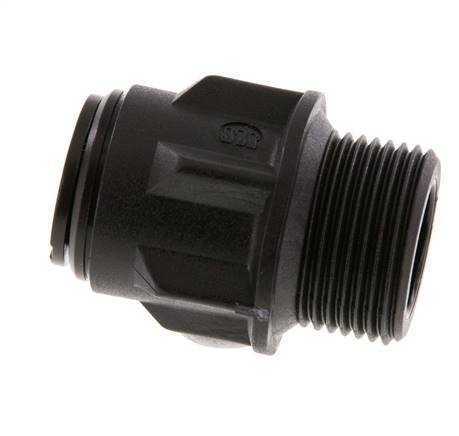 15mm x G3/4'' Steckverschraubung mit Außengewinde Messing NBR