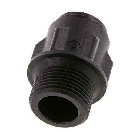 15mm x G3/4'' Steckverschraubung mit Außengewinde Messing NBR