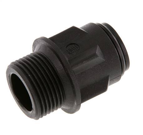 15mm x G3/4'' Steckverschraubung mit Außengewinde Messing NBR