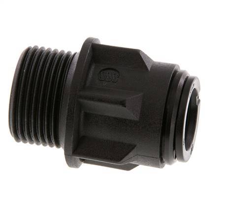 15mm x G3/4'' Steckverschraubung mit Außengewinde Messing NBR