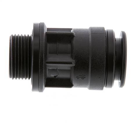 22mm x G3/4'' Steckverschraubung mit Außengewinde Messing NBR