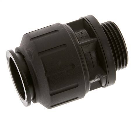 28mm x G1'' Steckverschraubung mit Außengewinde POM/PA NBR