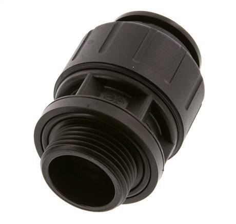 28mm x G1'' Steckverschraubung mit Außengewinde POM/PA NBR