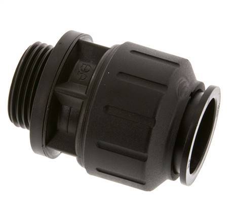28mm x G1'' Steckverschraubung mit Außengewinde POM/PA NBR