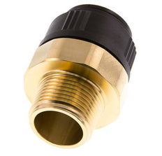 28mm x R1'' Steckverschraubung mit Außengewinde Messing/POM NBR
