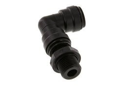 15mm x G1/2'' 90deg Winkel Steckverschraubung mit Außengewinde Messing NBR drehbar