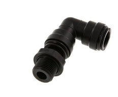 15mm x G1/2'' 90deg Winkel Steckverschraubung mit Außengewinde Messing NBR drehbar