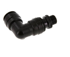 22mm x G1/2'' 90deg Winkel Steckverschraubung mit Außengewinde Messing NBR Drehbar