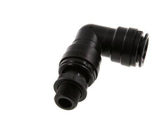 22mm x G1/2'' 90deg Winkel Steckverschraubung mit Außengewinde Messing NBR Drehbar