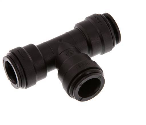 15mm T-Stück Einsteckverschraubung POM NBR FDA