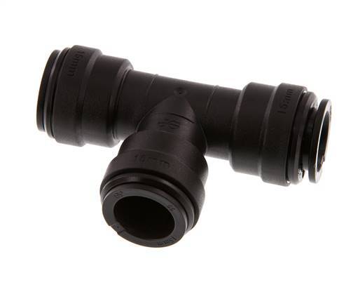 15mm T-Stück Einsteckverschraubung POM NBR FDA