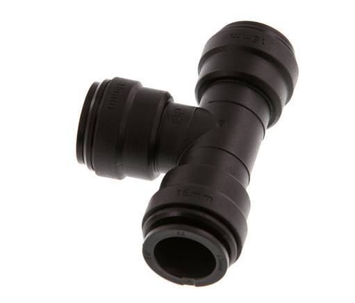15mm T-Stück Einsteckverschraubung POM NBR FDA