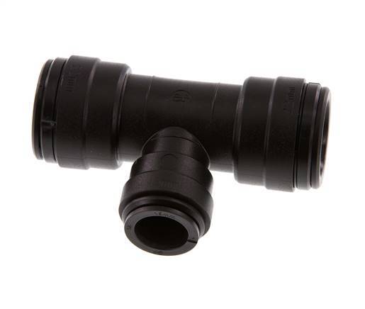 15mm x 22mm T-Stück Steckverschraubung POM NBR FDA