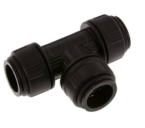 28mm Tee Push-in Fitting Brass/POM NBR FDA