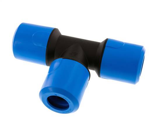 32mm T-Stück Steckverschraubung PA 66 NBR