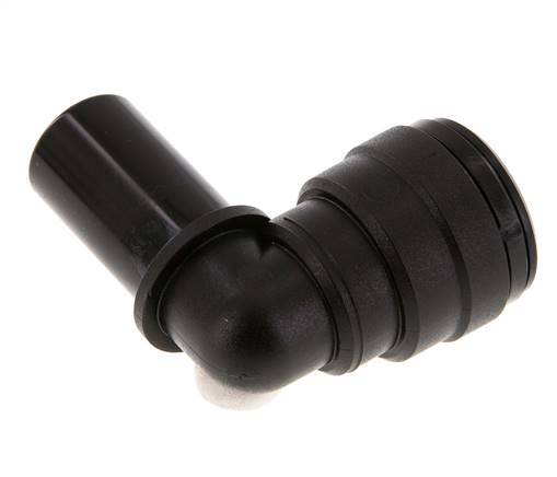 22mm x 90deg 90Grad Winkel-Steckverschraubung mit Steckanschluss PA 66 NBR