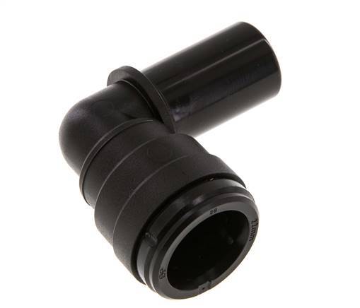 22mm x 90deg 90Grad Winkel-Steckverschraubung mit Steckanschluss PA 66 NBR