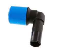 32mm x 90deg 90Grad Winkel-Steckverschraubung mit Steckanschluss PA 66 NBR