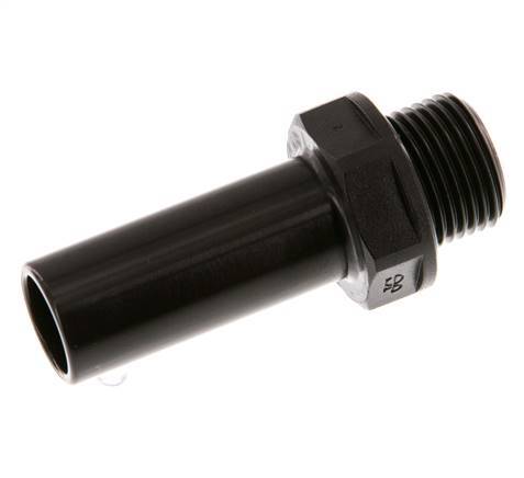 15mm x G3/8'' Plug-in Fitting with Male Threads POM NBR [2 Pieces]