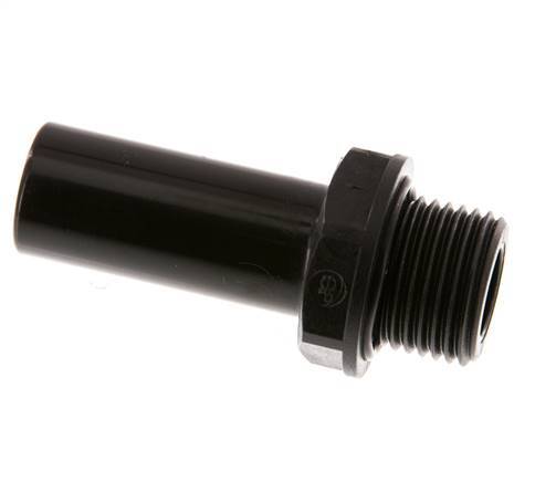 18mm x G1/2'' Steckverschraubung mit Außengewinde POM NBR [2 Stück]