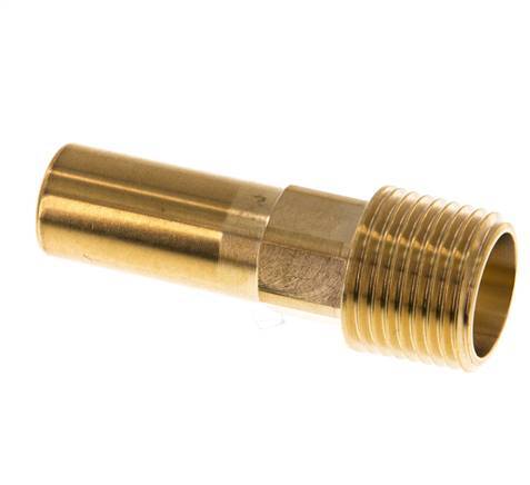 15mm x R1/2'' Steckverschraubung mit Außengewinde Messing/PA 66 NBR