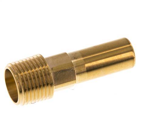 15mm x R1/2'' Steckverschraubung mit Außengewinde Messing/PA 66 NBR