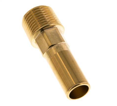 15mm x R1/2'' Steckverschraubung mit Außengewinde Messing/PA 66 NBR