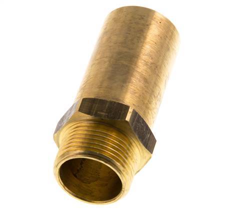 28mm x G3/4'' Steckverschraubung mit Außengewinde Messing NBR