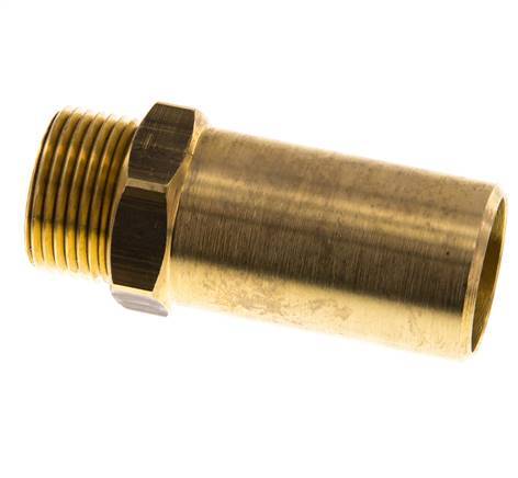 28mm x G3/4'' Steckverschraubung mit Außengewinde Messing NBR