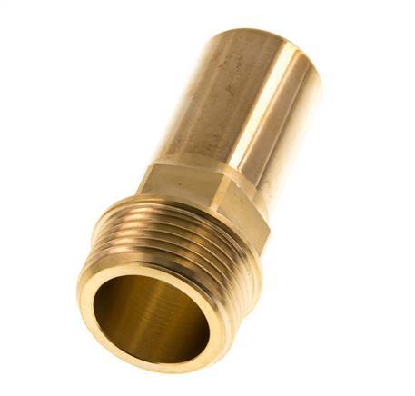 28mm x G1'' Plug-in Fitting with Male Threads Brass