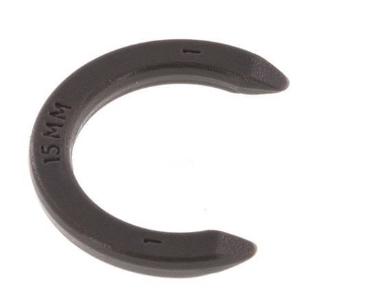 15 mm Spannzangen-Verschlussklemmen für Steckverschraubungen [20 Stück]